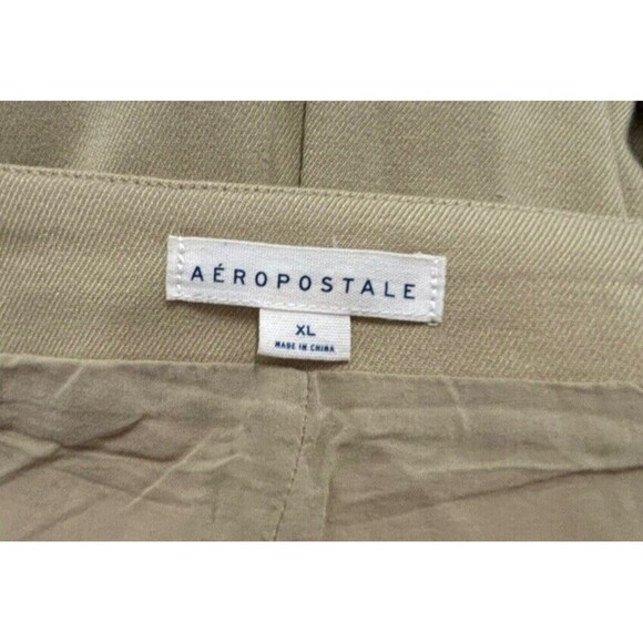 Aeropostale Solid Low-Rise Pleated Kakhi Skort Skirt Size XL Y2K - Picture 7 of 8
